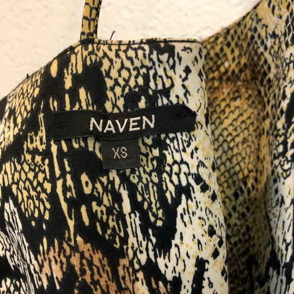 Naven Python Snake Print Cocktail Dress Sweetheart - Picture 8 of 12